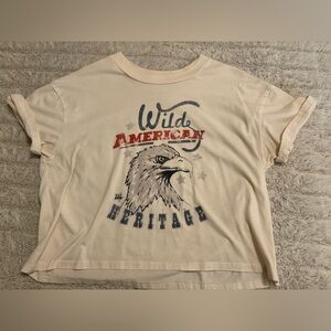 Goodie Two Sleeves Cream Graphic Tee